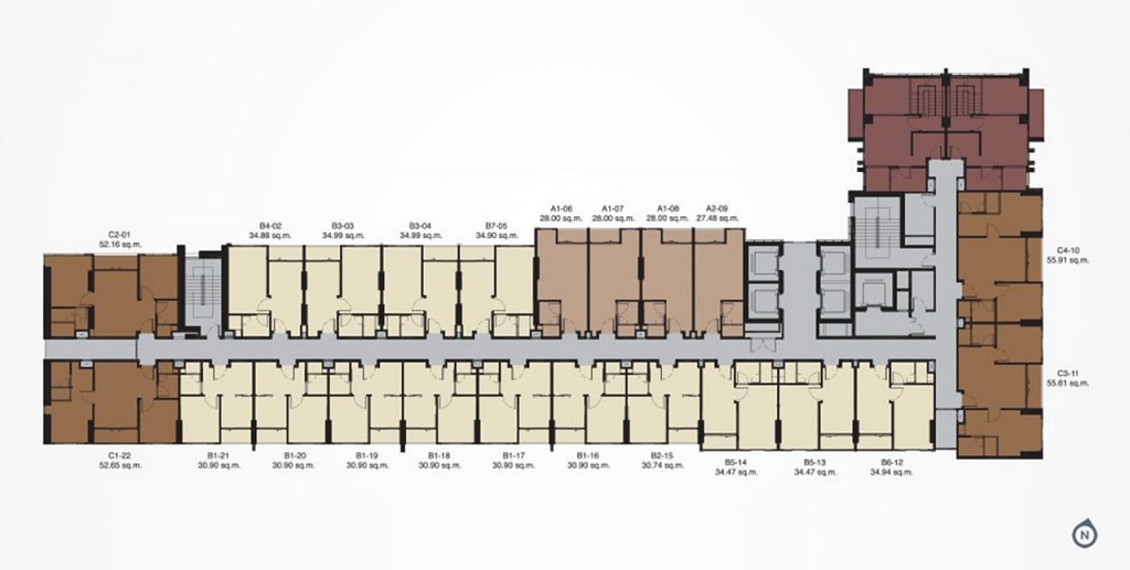 The Whizdom Avenue Ratchada â Ladprao Analysis - Floor Planfloor08-005